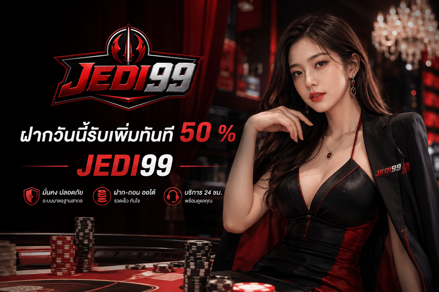 ฝากวันนี้รับเพิ้มทันที 50 %